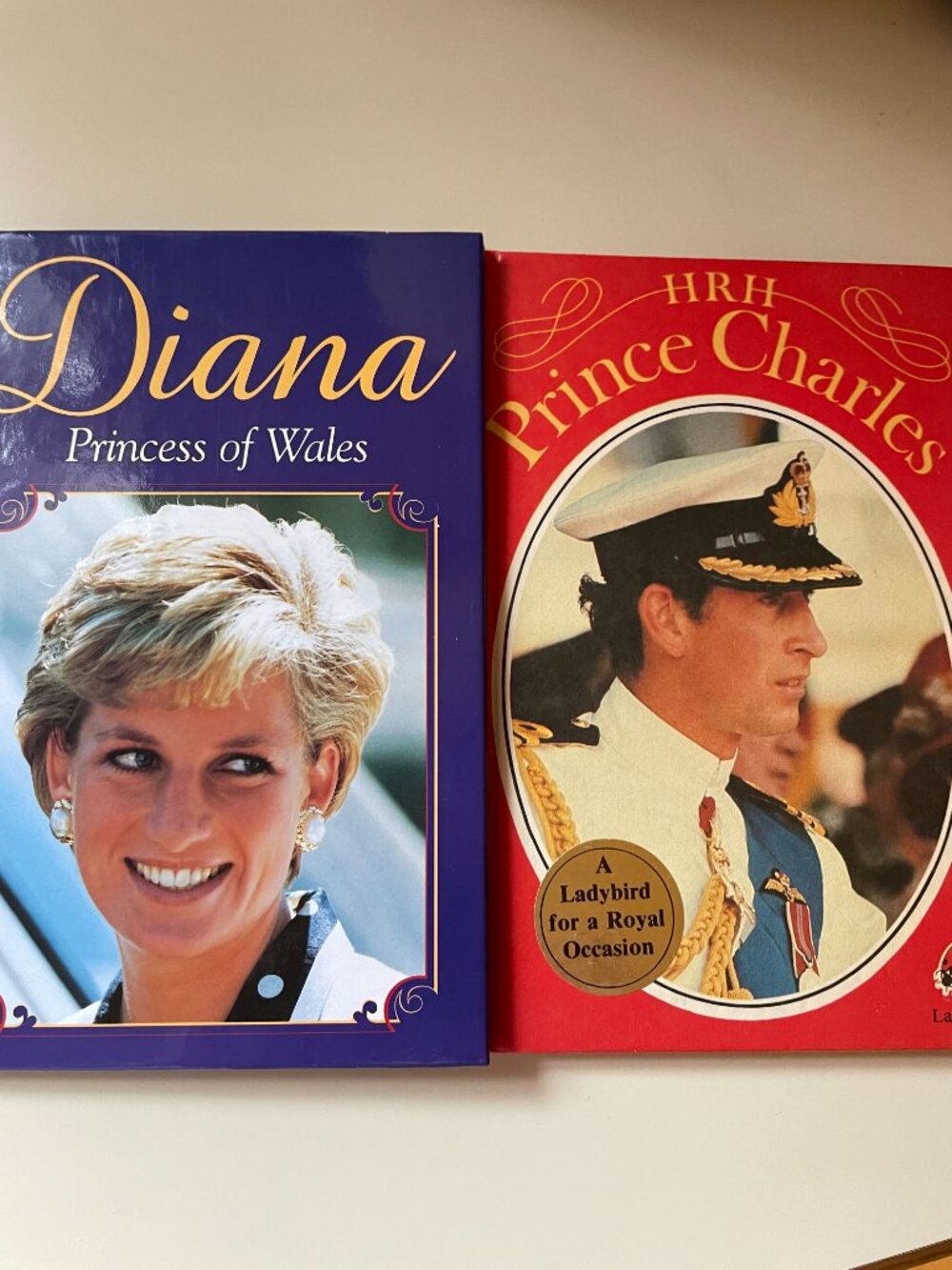 DIANA PRINCESS OF WALES AND PRINCE CHARLES BOOKS
